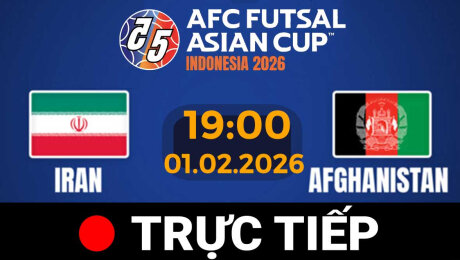 Xem TRỰC TIẾP - FUTSAL Châu Á 2026 |Iran vs Afghanistan Online.