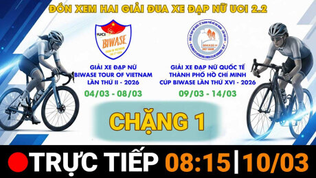 Xem GIẢI ĐUA XE ĐẠP NỮ UCI 2.2 - Chặng 1 Online.