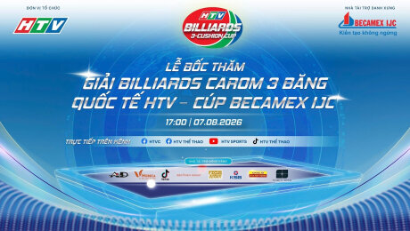 Giải Billiards Carom 3 băng Quốc tế HTV 2026 - Cúp Becamex IJC